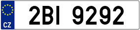 Truck License Plate